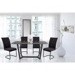 Loftscape Table Colpo - Imitation marbre noir / Noir -Meubles de salle à manger Soldes Magasin 1000233971 210108 13092400258 MOOD DETAILS P000000001000233971 mood