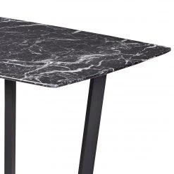 Loftscape Table Colpo - Imitation marbre noir / Noir -Meubles de salle à manger Soldes Magasin 1000233971 210108 13092500260 DETAILS P000000001000233971