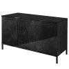 LC Spa Buffet Mango - Imitation marbre noir - Largeur : 156 cm
