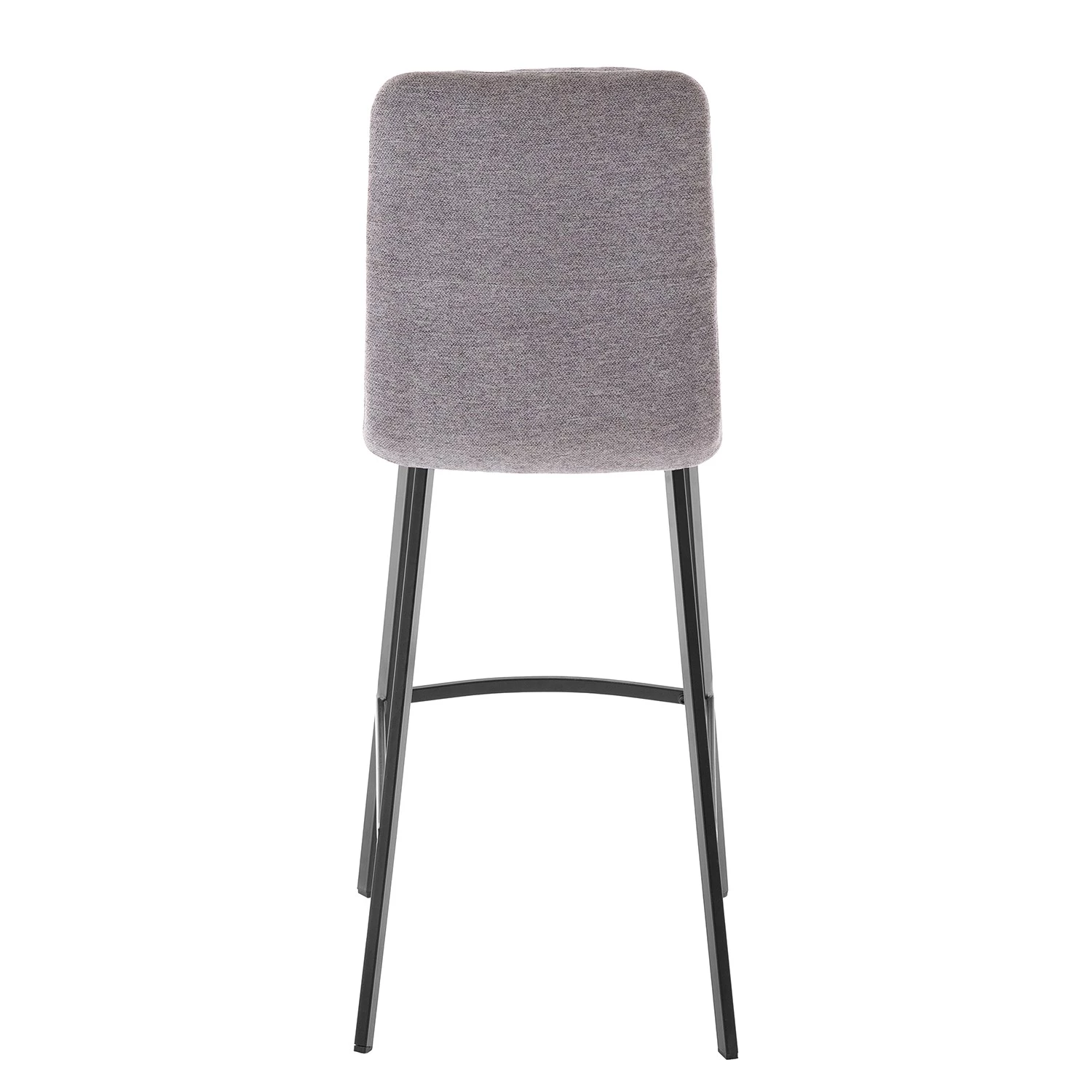 Mørteens Chaise de bar Tillac - Tissu / Acier - Gris chiné / Noir 6 Mørteens Chaise de bar Tillac - Tissu / Acier - Gris chiné / Noir – Image 6