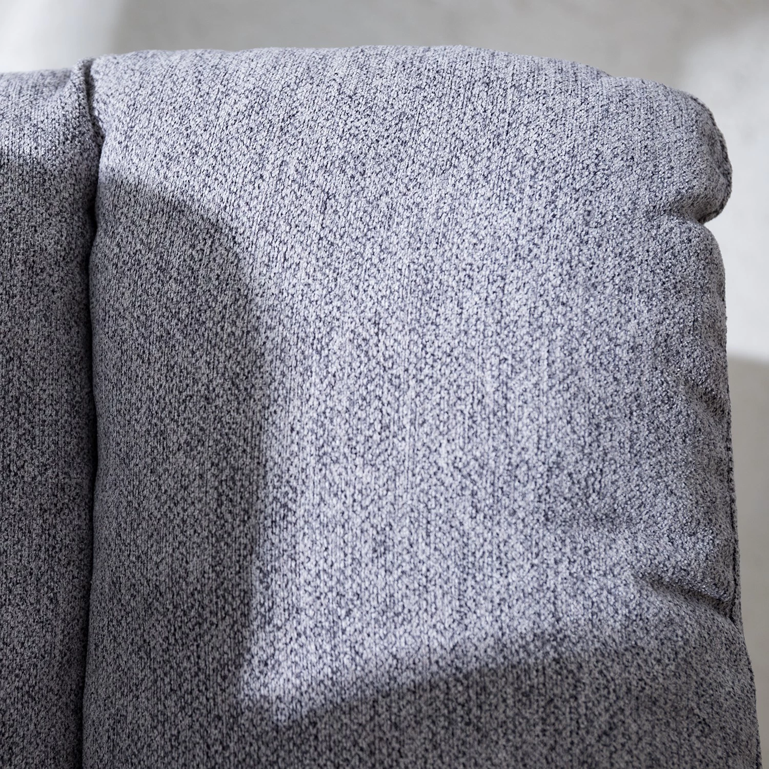 Mørteens Chaise de bar Tillac - Tissu / Acier - Gris chiné / Noir 7 Mørteens Chaise de bar Tillac - Tissu / Acier - Gris chiné / Noir – Image 7