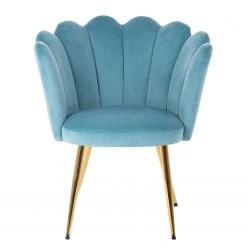 Jack & Alice Chaise à accoudoirs Rivolet - Bleu clair -Meubles de salle à manger Soldes Magasin 1000235398 210818 08500500099 DETAILS P000000001000235398