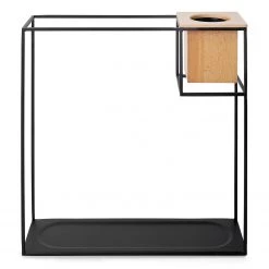 Umbra Étagère murale Cubist I - Métal / Hêtre massif - Noir / Hêtre -Meubles de salle à manger Soldes Magasin 1000235476 201214 15131400282 DETAILS P000000001000235476