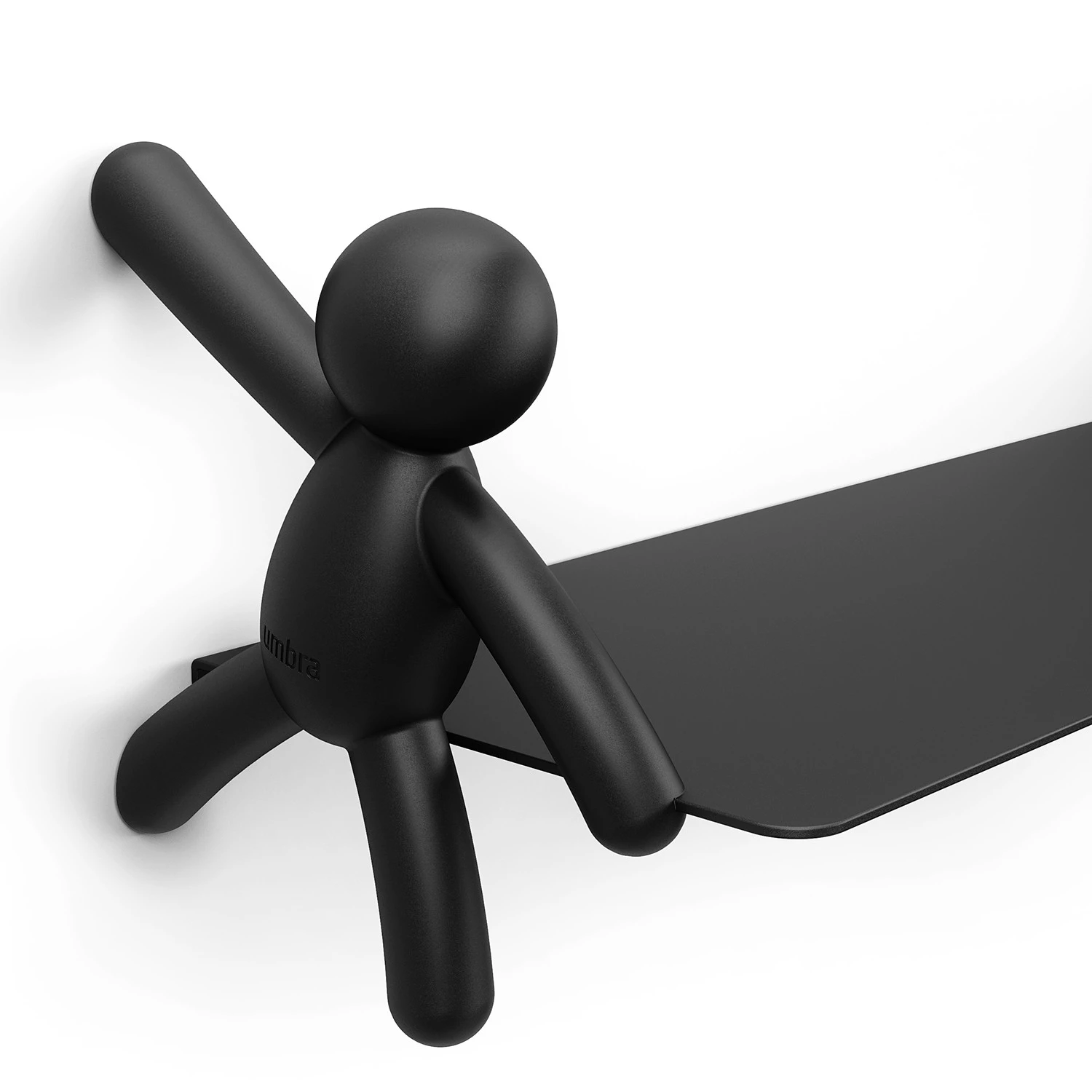 Umbra Étagère murale Buddy - Métal - Noir 7 Umbra Étagère murale Buddy - Métal - Noir – Image 7