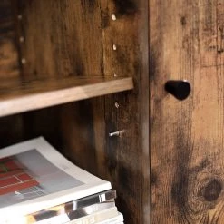 Red Living Buffet Cottage Hill III - Verre / Métal - Marron / Noir -Meubles de salle à manger Soldes Magasin 1000235678 201210 06194900087 DETAILS P000000001000235678