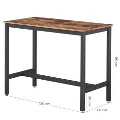 Red Living Table haute Seix - 120 x 60 cm -Meubles de salle à manger Soldes Magasin 1000235741 210118 06450300265 SKETCH DETAILS P000000001000235741 sketch