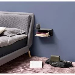 Red Living Étagère murale Targon (lot de 2) - Métal - Noir -Meubles de salle à manger Soldes Magasin 1000235869 210224 14151900001 MOOD DETAILS P000000001000235869 mood