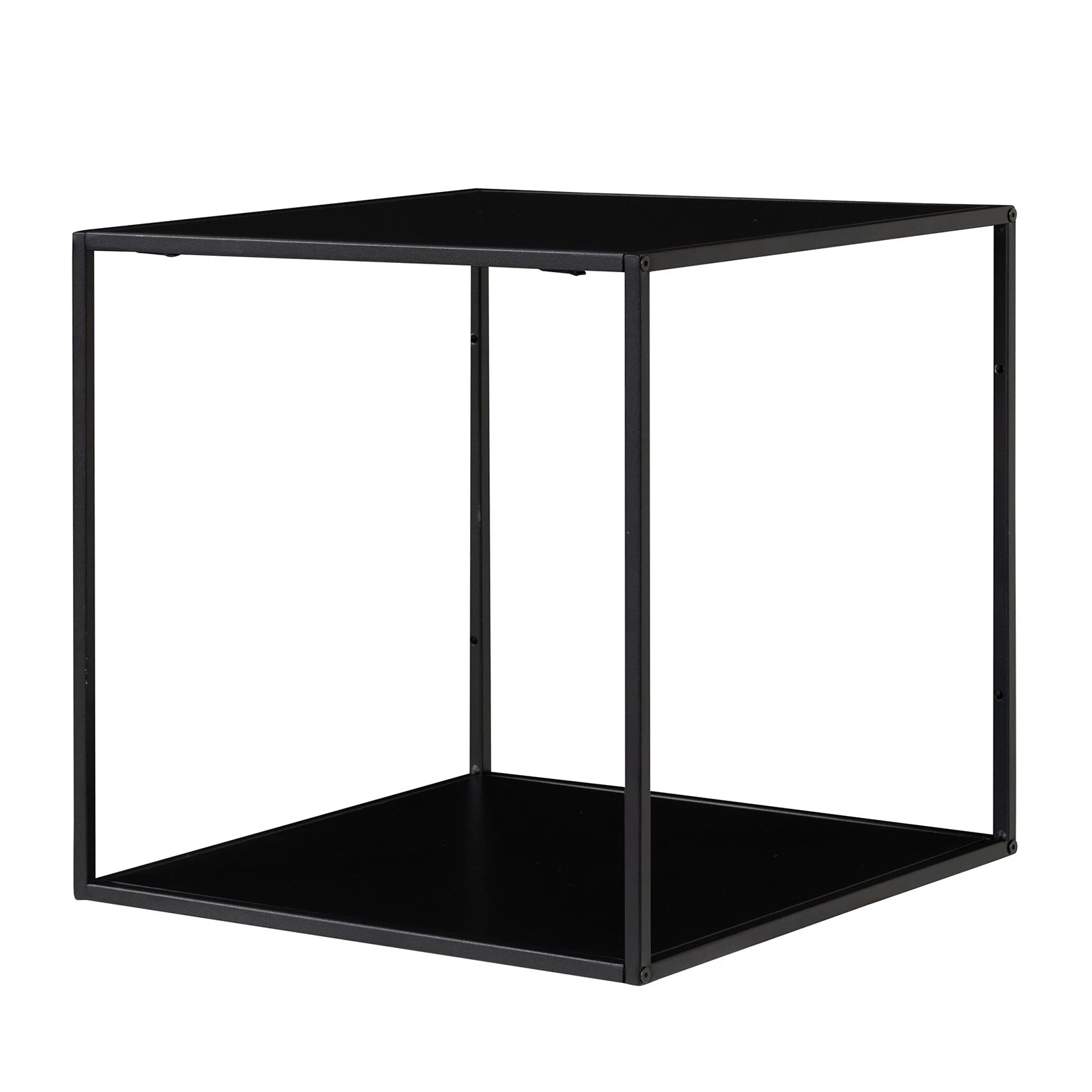 Red Living Étagère murale Arette - Métal - Noir 1 Red Living Étagère murale Arette - Métal - Noir