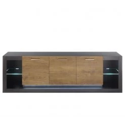 Red Living Lowboard Talence III - Imitation châtaigner / Gris -Meubles de salle à manger Soldes Magasin 1000236849 201218 06042900045 DETAILS P000000001000236849