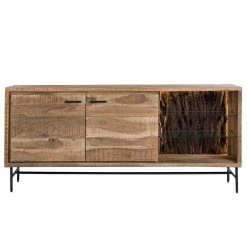 Ars Natura Buffet Roody - Avec éclairage - Acacia massif / Métal - Acacia / Noir 20 Ars Natura Buffet Roody - Avec éclairage - Acacia massif / Métal - Acacia / Noir -Meubles de salle à manger Soldes Magasin 1000238181 220420 035 DETAILS P000000001000238181