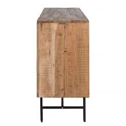 Ars Natura Buffet Roody - Avec éclairage - Acacia massif / Métal - Acacia / Noir 23 Ars Natura Buffet Roody - Avec éclairage - Acacia massif / Métal - Acacia / Noir -Meubles de salle à manger Soldes Magasin 1000238181 220420 048 DETAILS P000000001000238181