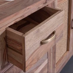 Naturoo Buffet Rodern I - Sheesham massif / Cannage -Meubles de salle à manger Soldes Magasin 1000239487 210108 13355000015 DETAILS P000000001000239487