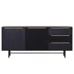 Red Living Buffet Soyons - Acacia massif / Métal - Noir / Doré 7 Red Living Buffet Soyons - Acacia massif / Métal - Noir / Doré -Meubles de salle à manger Soldes Magasin 1000239501 210108 13372100059 DETAILS P000000001000239501