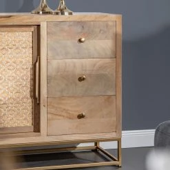 Naturoo Buffet Rumilly - Tressage en rotin / Manguier massif 15 Naturoo Buffet Rumilly - Tressage en rotin / Manguier massif -Meubles de salle à manger Soldes Magasin 1000239527 210908 16520400025 DETAILS P000000001000239527