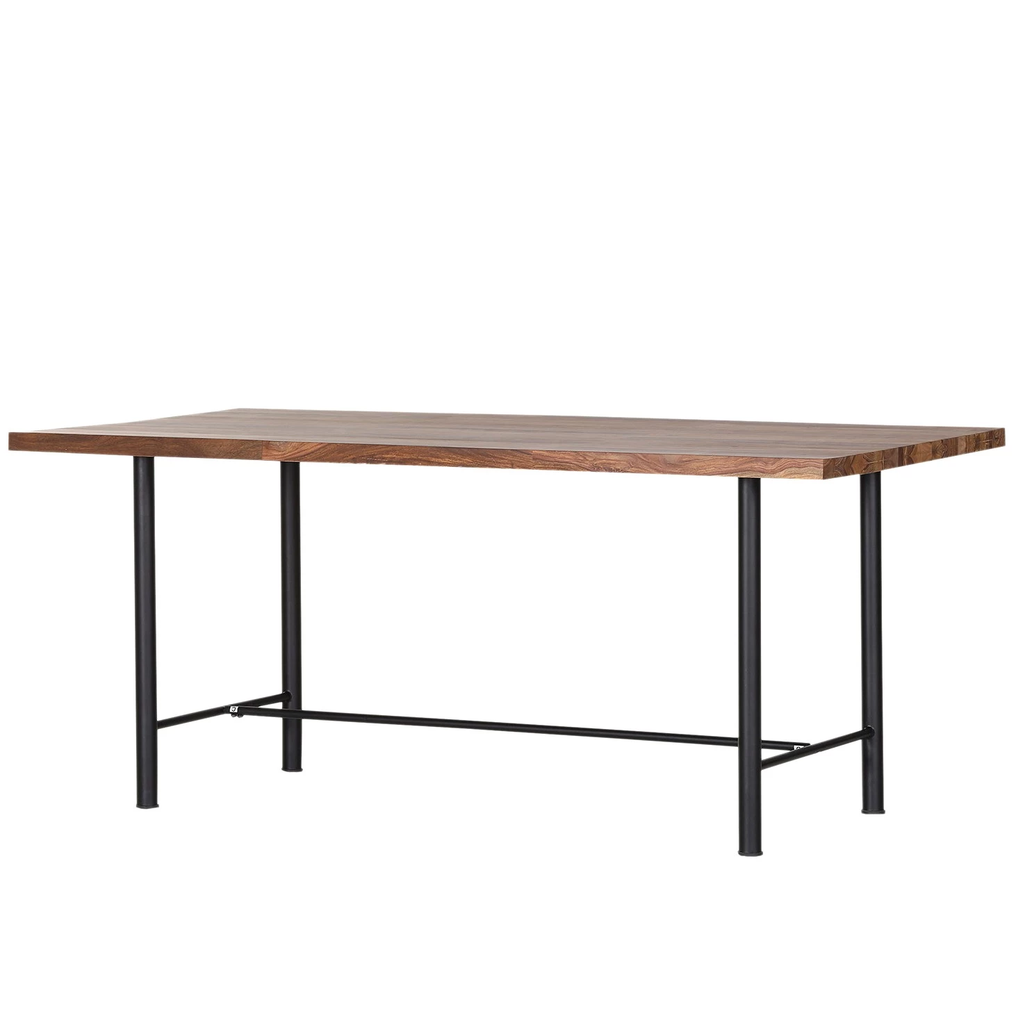 Red Living Table Sanvic - Sheesham massif / Métal - Sheesham / Noir 1 Red Living Table Sanvic - Sheesham massif / Métal - Sheesham / Noir