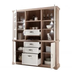 Ridgevalley Haut de buffet Avene - Blanc / Imitation pin -Meubles de salle à manger Soldes Magasin 1000240789 210108 13025200005 DETAILS P000000001000240789