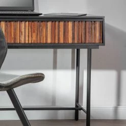 Red Living Console Sanvic - Sheesham / Acacia massif - Sheesham / Anthracite -Meubles de salle à manger Soldes Magasin 1000240817 210812 13315600011 DETAILS P000000001000240817