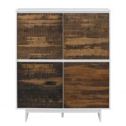 Loftscape Commode Marnac I - Partiellement en pin massif - Pin / Blanc -Meubles de salle à manger Soldes Magasin 1000241502 210113 13505300054 DETAILS P000000001000241502