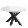 Red Living Table Joze II - Blanc - Largeur : 110 cm - Anthracite