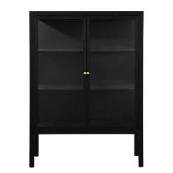 Loftscape Buffet haut Aregno - Verre / Métal - Noir - Largeur : 100 cm 9 Loftscape Buffet haut Aregno - Verre / Métal - Noir - Largeur : 100 cm -Meubles de salle à manger Soldes Magasin 1000241524 210113 13522300112 DETAILS P000000001000241524