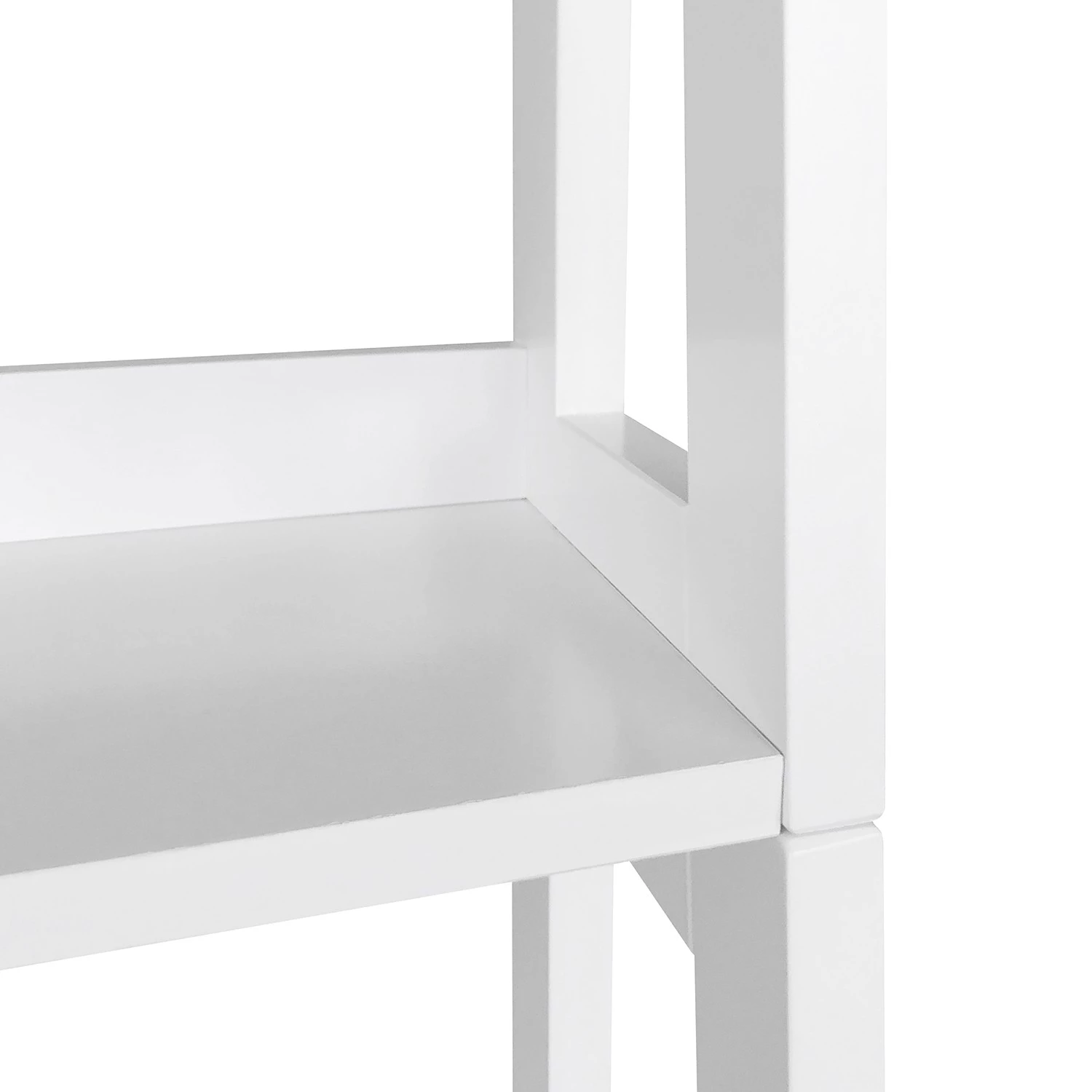 Mørteens Étagère Kolding - Bambou massif - Blanc 5 Mørteens Étagère Kolding - Bambou massif - Blanc – Image 5