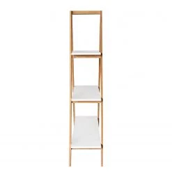 Mørteens Étagère Tondern - Bambou massif - Blanc / Bambou -Meubles de salle à manger Soldes Magasin 1000241543 211223 123718000115 DETAILS P000000001000241543