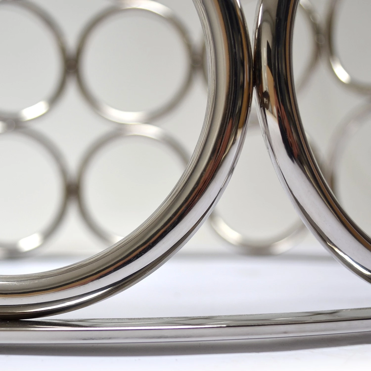 Velvet Studio Table Haleine - Verre de sécurité / Acier inoxydable - Verre transparent / Argenté 4 Velvet Studio Table Haleine - Verre de sécurité / Acier inoxydable - Verre transparent / Argenté – Image 4