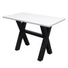 Red Living Table haute Boe III - Blanc - Largeur : 120 cm