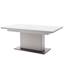 Loftscape Table Cassville (extensible) - Blanc mat / Gris