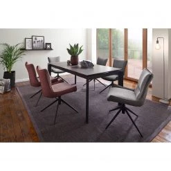 Loftscape Table Anttila - Céramique et verre / Acier - Anthracite / Noir 7 Loftscape Table Anttila - Céramique et verre / Acier - Anthracite / Noir -Meubles de salle à manger Soldes Magasin 1000242018 210202 13152600123 MOOD DETAILS P000000001000242018 mood