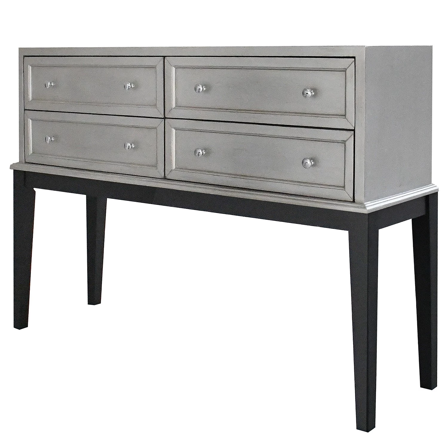 Red Living Commode Vaunac - Blanc / Argenté / Noir 1 Red Living Commode Vaunac - Blanc / Argenté / Noir