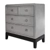 Red Living Commode Tilloloy - Blanc / Argenté / Noir