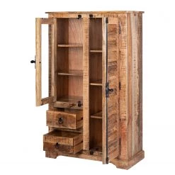 Wolf-Möbel Buffet haut Senille - Manguier massif -Meubles de salle à manger Soldes Magasin 1000243201 220311 031 DETAILS P000000001000243201