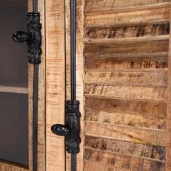 Wolf-Möbel Buffet haut Senille - Manguier massif -Meubles de salle à manger Soldes Magasin 1000243201 220311 034 DETAILS P000000001000243201