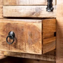 Wolf-Möbel Buffet haut Senille - Manguier massif -Meubles de salle à manger Soldes Magasin 1000243201 220311 035 DETAILS P000000001000243201