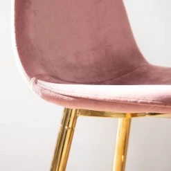 Jack & Alice Chaises de bar Yoyce (lot de 2) - Saumon -Meubles de salle à manger Soldes Magasin 1000244482 220823 031 DETAILS P000000001000244482