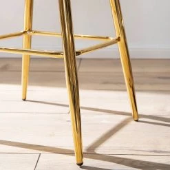 Jack & Alice Chaises de bar Yoyce (lot de 2) - Saumon -Meubles de salle à manger Soldes Magasin 1000244482 220823 034 DETAILS P000000001000244482