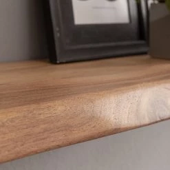 Naturoo Tablette murale Longpont - Acacia massif - Largeur : 115 cm -Meubles de salle à manger Soldes Magasin 1000244893 210202 15025100287 DETAILS P000000001000244893