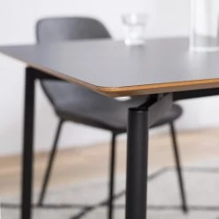 Mørteens Table Moncale - Noir -Meubles de salle à manger Soldes Magasin 1000244984 220408 032 DETAILS P000000001000244984