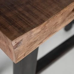 Ars manufacti Table haute Gelles - Acacia massif / Fer - Acacia / Anthracite -Meubles de salle à manger Soldes Magasin 1000246830 220830 036 DETAILS P000000001000246830