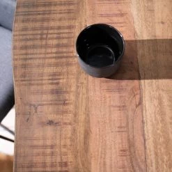 Ars manufacti Table haute Gelles - Acacia massif / Fer - Acacia / Anthracite -Meubles de salle à manger Soldes Magasin 1000246830 220902 033 DETAILS P000000001000246830