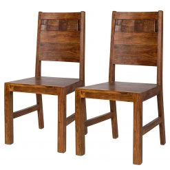 Wolf-Möbel Chaise Jegun (lot de 2) - Acacia massif