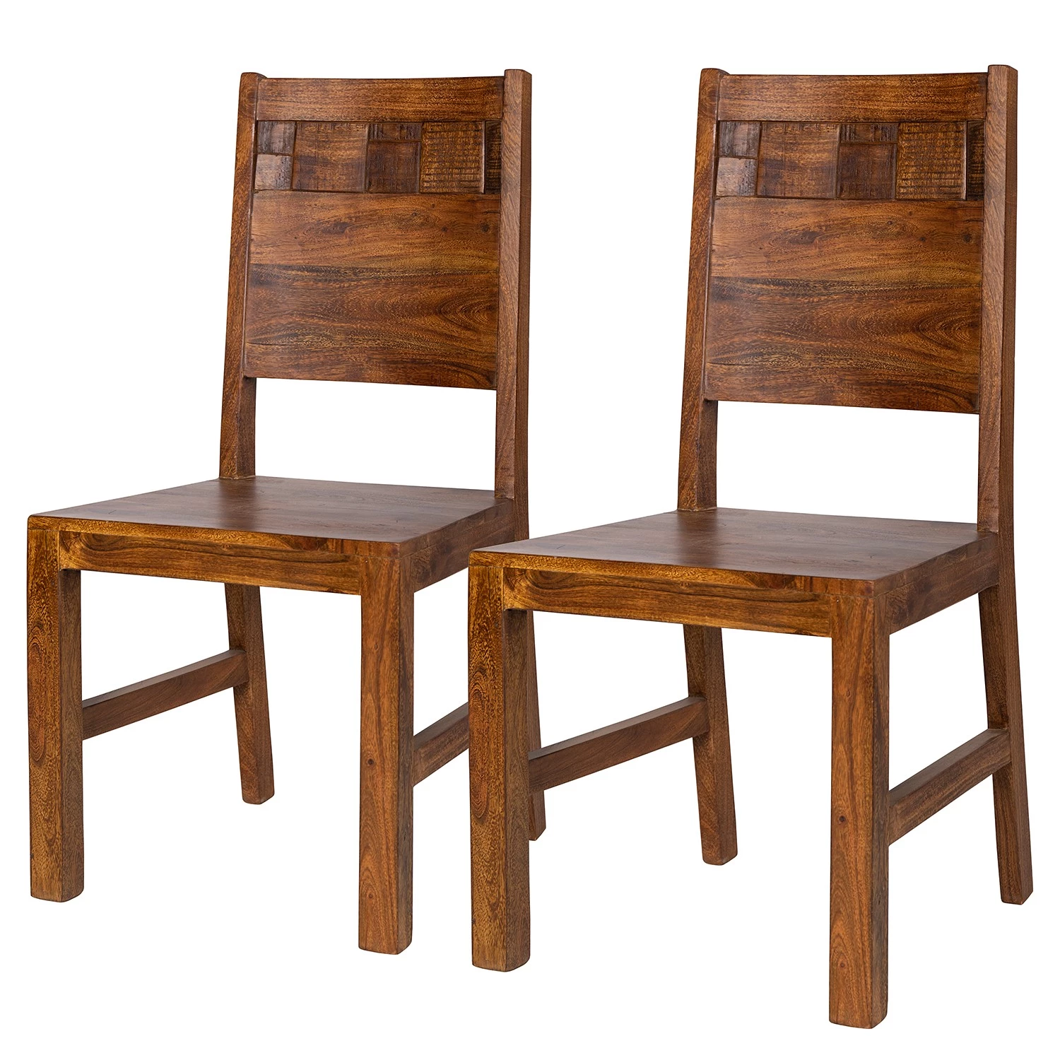 Wolf-Möbel Chaise Jegun (lot de 2) - Acacia massif 1 Wolf-Möbel Chaise Jegun (lot de 2) - Acacia massif