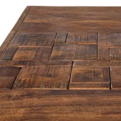 Ars manufacti Table Juilly - Acacia massif / Fer - Acacia / Anthracite -Meubles de salle à manger Soldes Magasin 1000246835 220811 034 DETAILS P000000001000246835