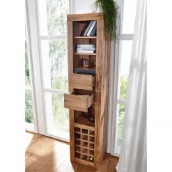 Naturoo Rangement bouteilles Gerville - Chêne sauvage massif / Métal - Chêne sauvage / Anthracite 7 Naturoo Rangement bouteilles Gerville - Chêne sauvage massif / Métal - Chêne sauvage / Anthracite -Meubles de salle à manger Soldes Magasin 1000249427 210420 08271800035 MOOD DETAILS P000000001000249427 mood