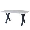 Red Living Table Lasalle - Blanc - Largeur : 160 cm
