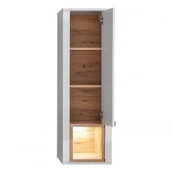 Loftscape Armoire murale Cordelle I - Éclairage inclus - Blanc mat / Hêtre sauvage -Meubles de salle à manger Soldes Magasin 1000249566 210302 14401400012 DETAILS P000000001000249566