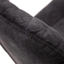 Naturoo Chaises capitonnées Mettray (lot de 2) - Tissage à plat / Hêtre massif - Anthracite -Meubles de salle à manger Soldes Magasin 1000249608 210609 12392200112 DETAILS P000000001000249608