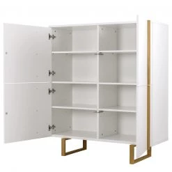 Tenzo Buffet haut Birka - Blanc -Meubles de salle à manger Soldes Magasin 1000250345 210310 15071000014 DETAILS P000000001000250345