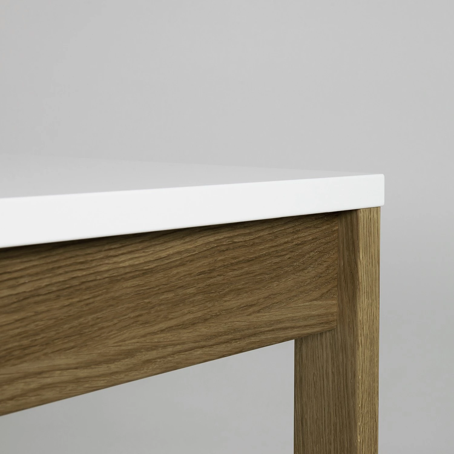 Tenzo Table Birka - Blanc / Chêne 5 Tenzo Table Birka - Blanc / Chêne – Image 5